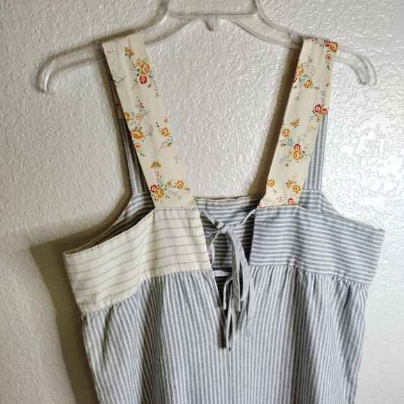 Madewell x The New Denim Project Patchwork Jumpsuit sz M - Picture 7 of 9